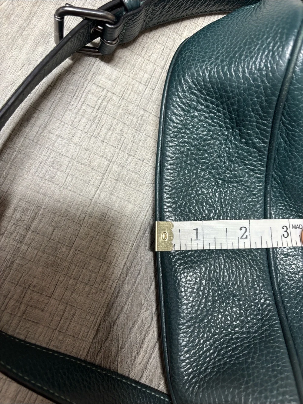 Coach pebble leather